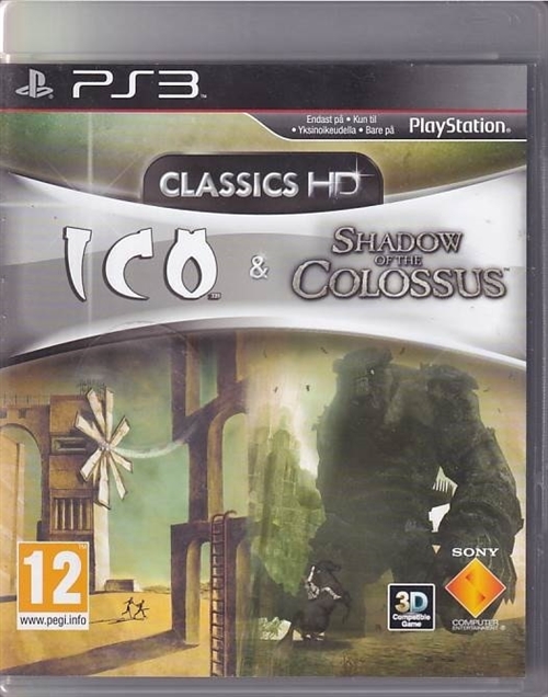 ICO & Shadow of the Colossus HD Collection - PS3 (B Grade) (Genbrug)